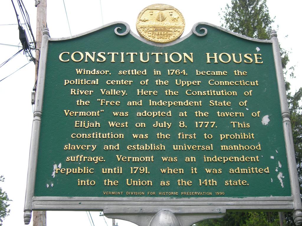 Vermont's Declaration of Independence (1777) Vermont Republic
